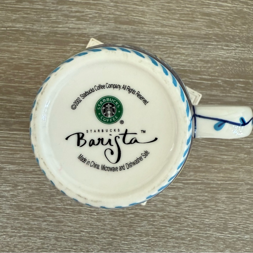 Starbucks vintage Italian lemon hand painted mug circa 2002. - Picture 9 of 13